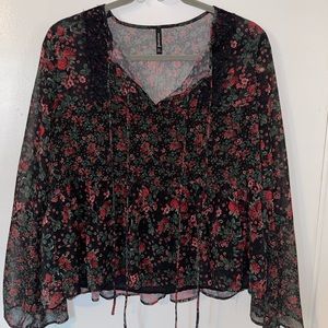 Long sleeve Floral Top
